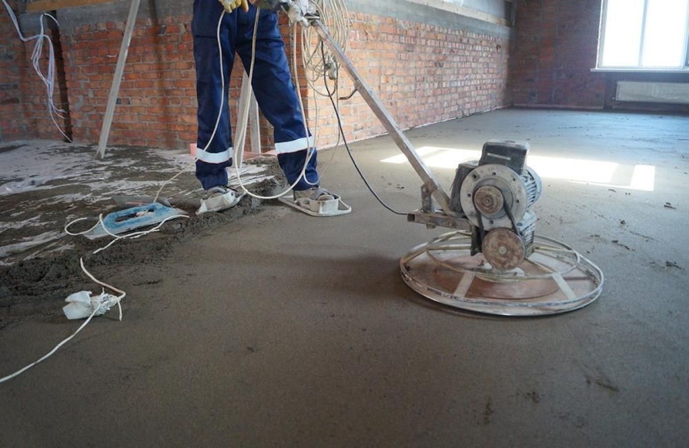 стяжка пола полусухая